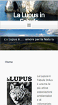 Mobile Screenshot of lalupusinfabula.it