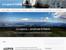 Tablet Screenshot of lalupusinfabula.it